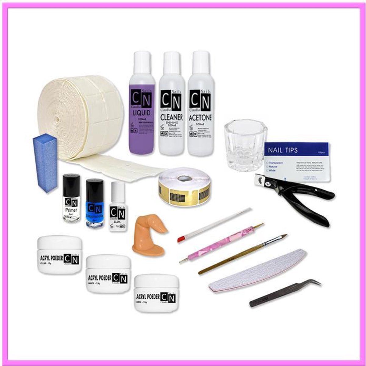 Acryl startpakket standaard/Acryl startpakket Starter Kit Set