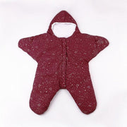 Baby slaapzak - Ster - rood - 3-7 mnd