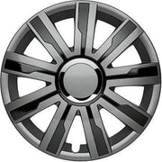 Set wieldoppen 16 inch MIRAGE 5 GREY / BLACK