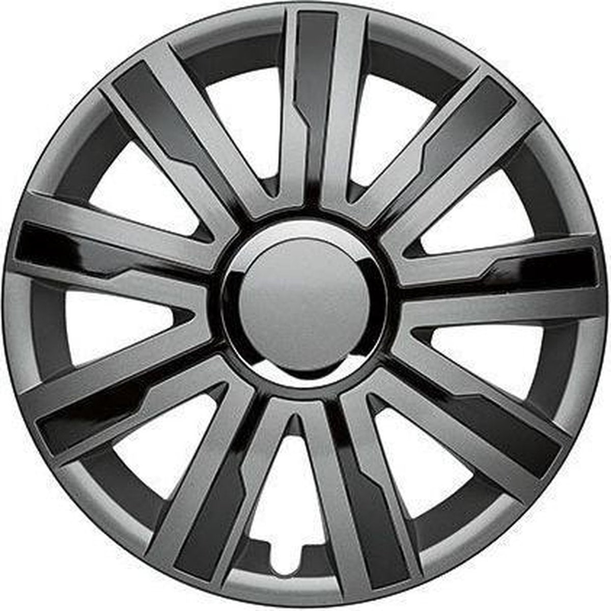 Set wieldoppen 16 inch MIRAGE 5 GREY / BLACK