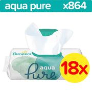 Pampers Aqua Pure - 3 x 48 Stuks - Babydoekjes