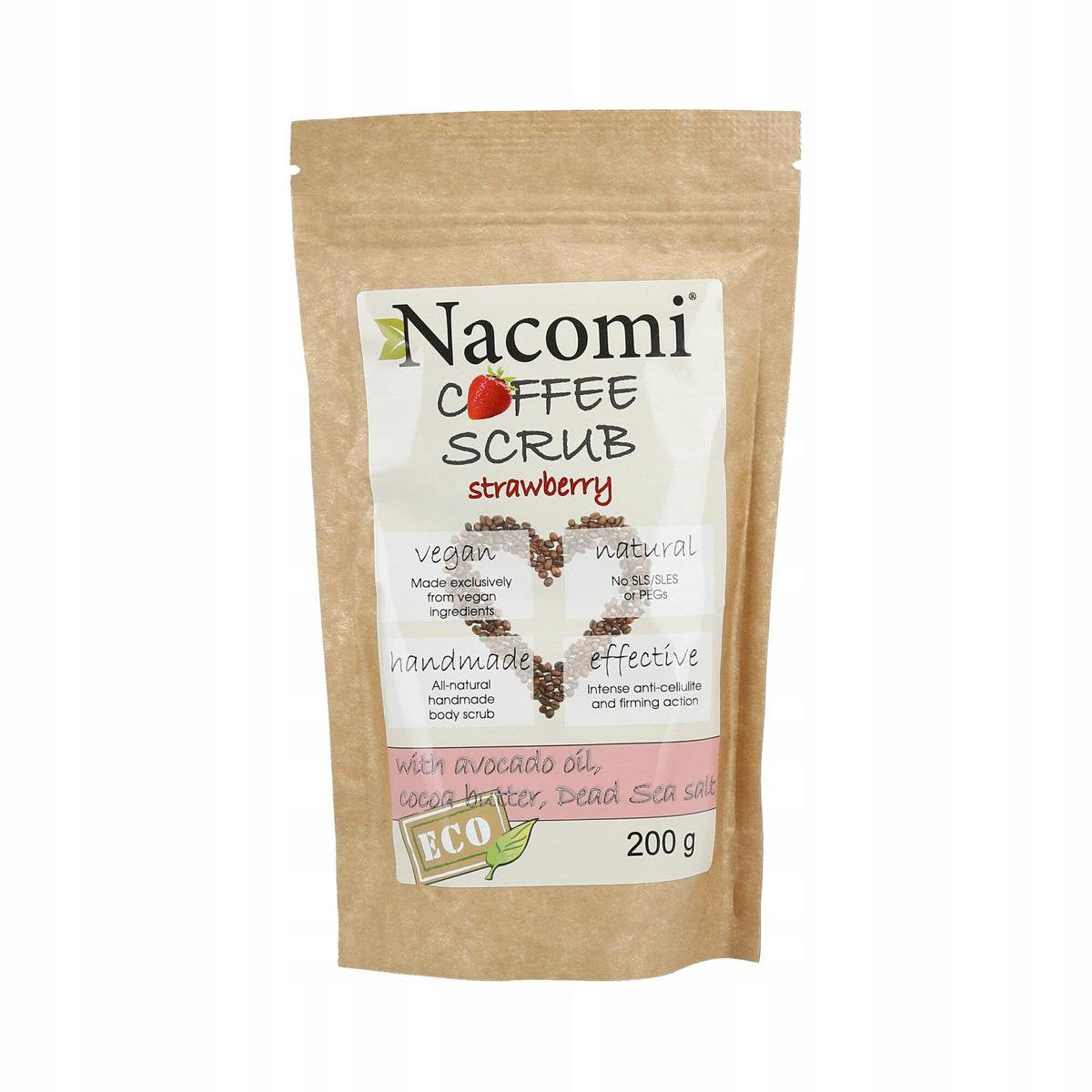 Nacomi - Coffee Scrub peeling kawowy Truskawka 200g