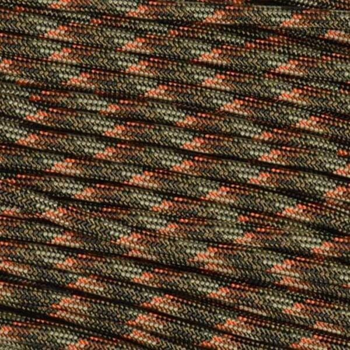 Rol 100 meter - Camo Woodland Paracord 550 - #22