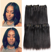 3x Brazilian Hair weave bundle Virgin Human Hair Weft hair 10"12"14"
