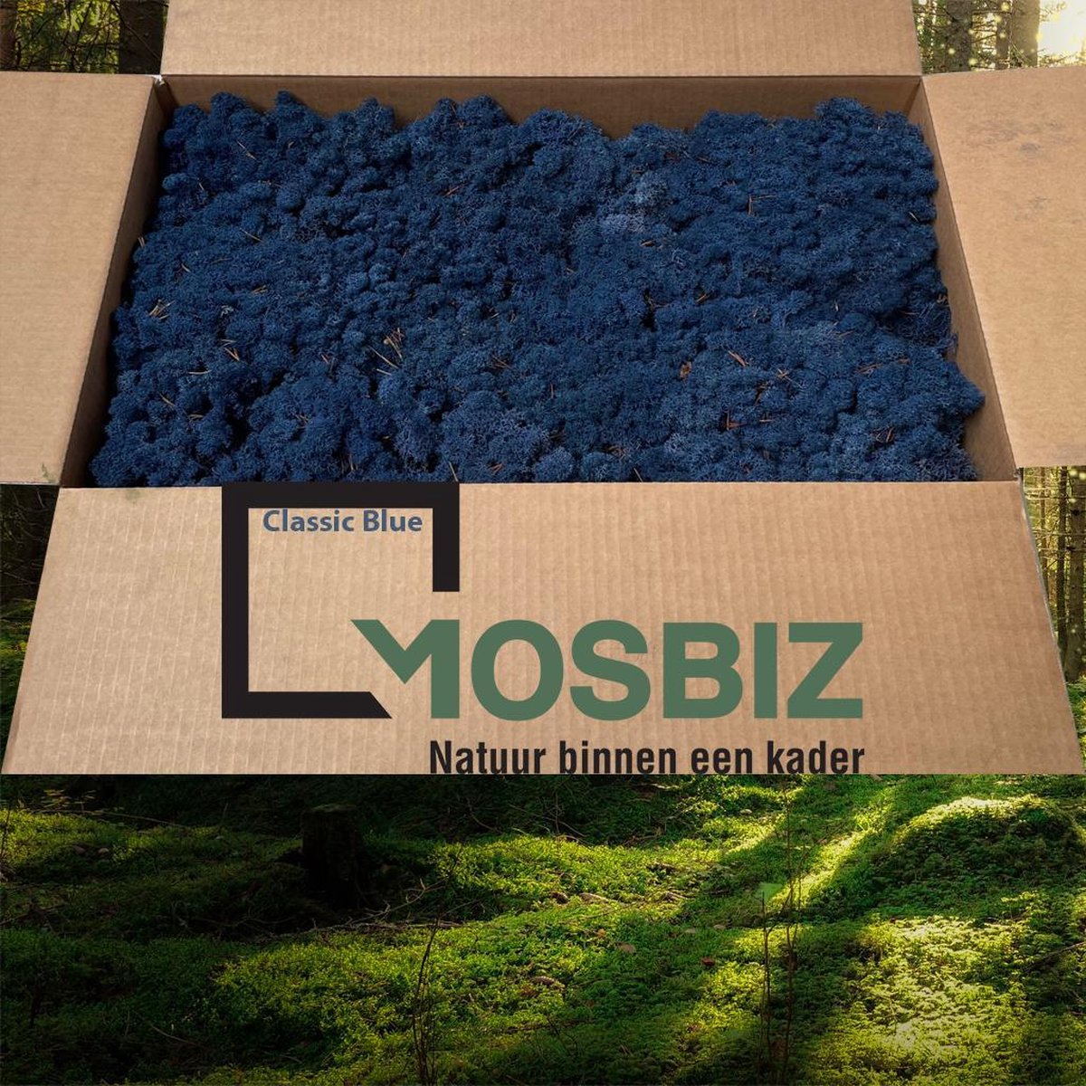 MosBiz Rendiermos Classic blue 2 laags (2