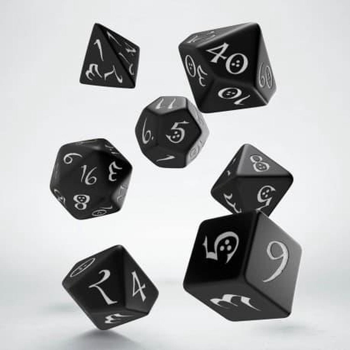Polydice Set Q-Workshop Classic Black White