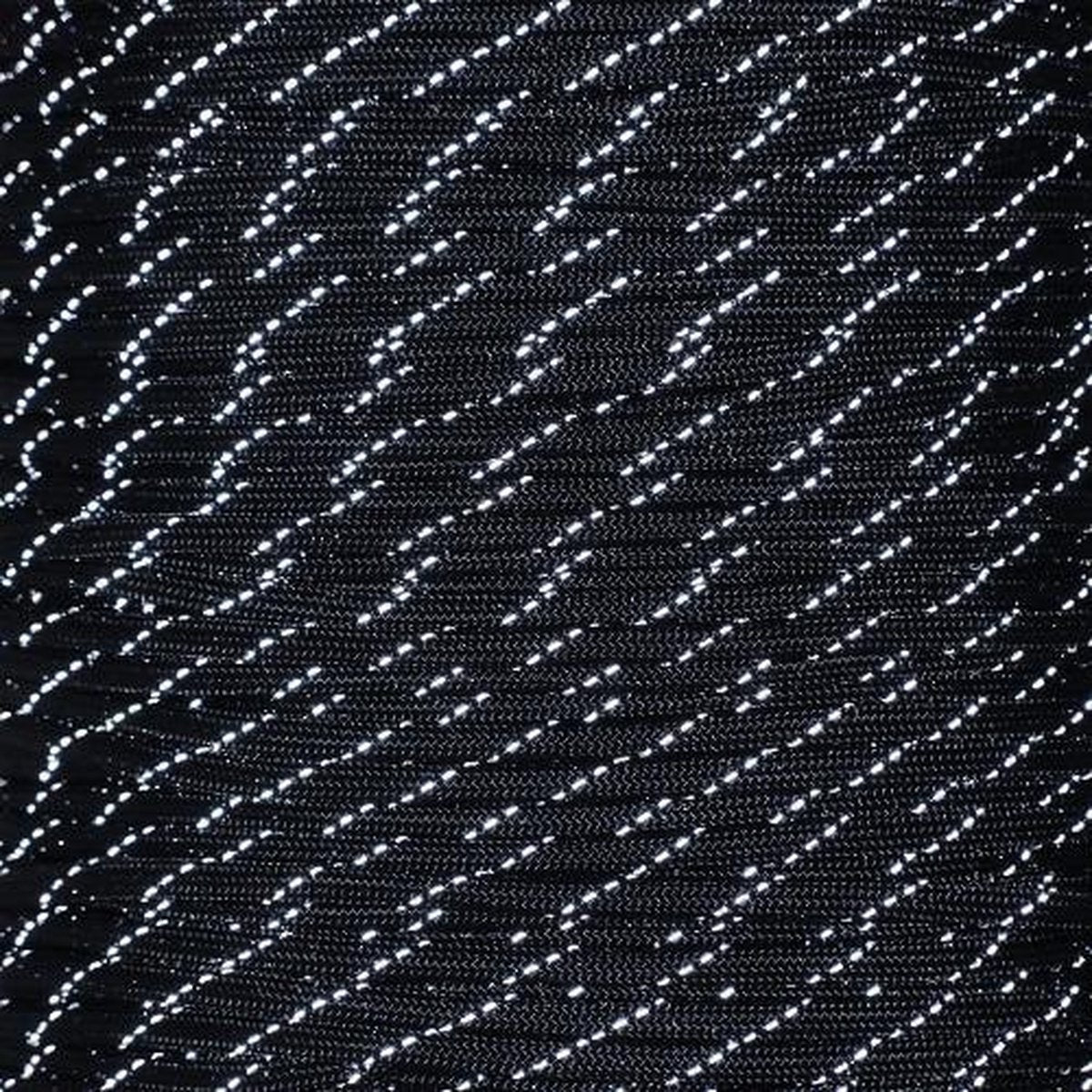 Paracord Zwart Reflecterend 550 - Type 3 - 15 meter #56