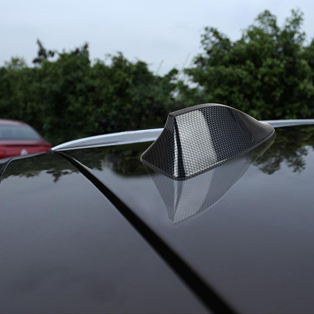 Universal Car Carbon lead Materiaal Antenne Antenne Haaienvin Radio Signaal Auto SUV Truck