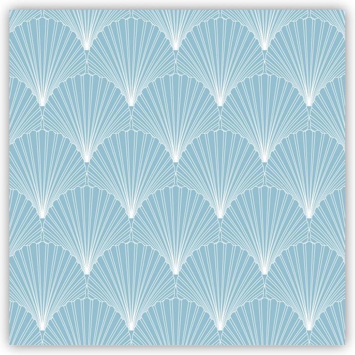 GALA Servetten - Coquille Bleue - 40x40cm - 25 Stuks