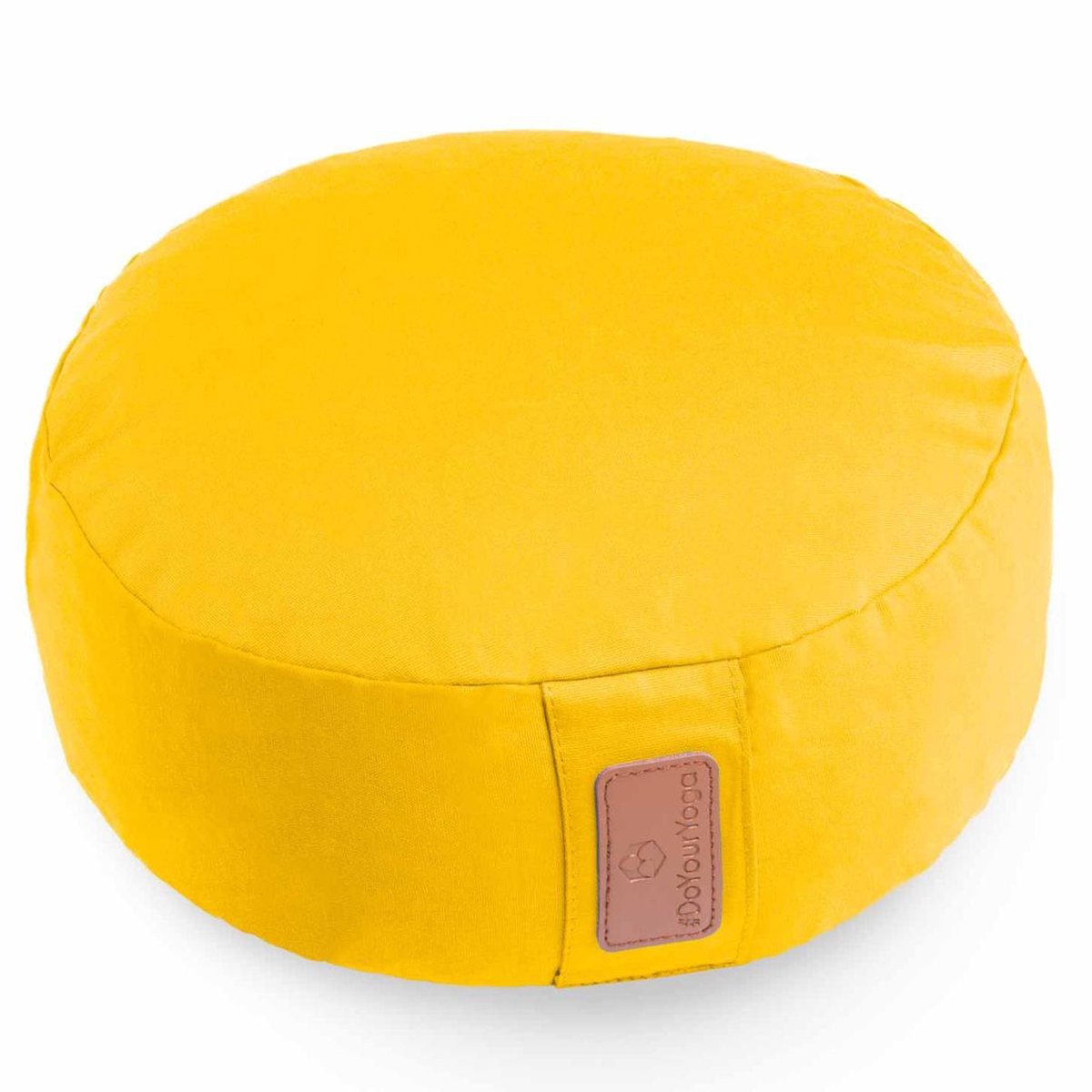 #DoYourYoga - Yoga kussen - »Vishnu« - rond meditatiekussen met bio-organische Spelt vulling - H:15cm