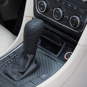Universal Elasticity Antislip Soft Silicone Car Pookknop Cover (Zwart)