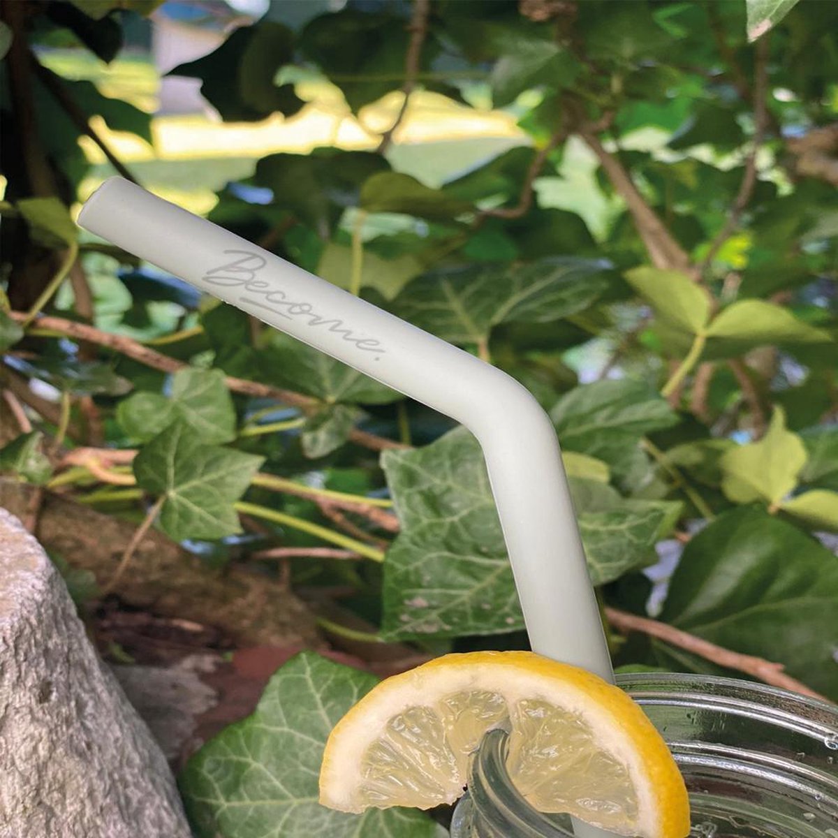 Herbruikbare silicone rietjes - Gebogen - Ideaal voor smoothies & cocktails