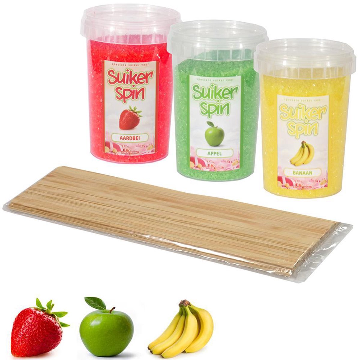 Suikerspinsuiker fruitmix 1