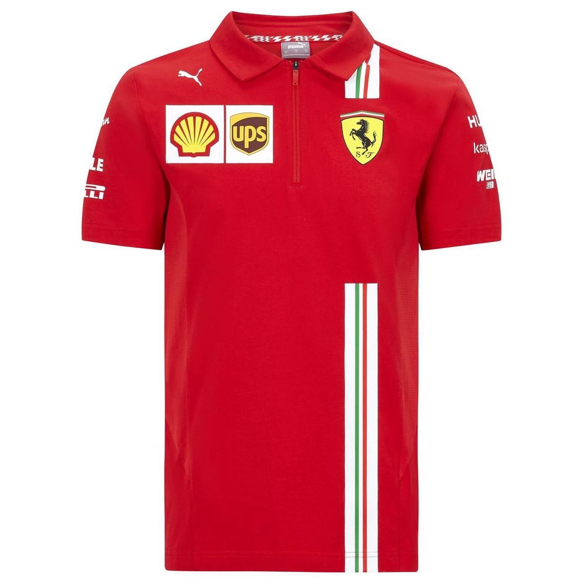 PUMA SF team Sportpolo Heren - Rosso Corsa - Maat XXL