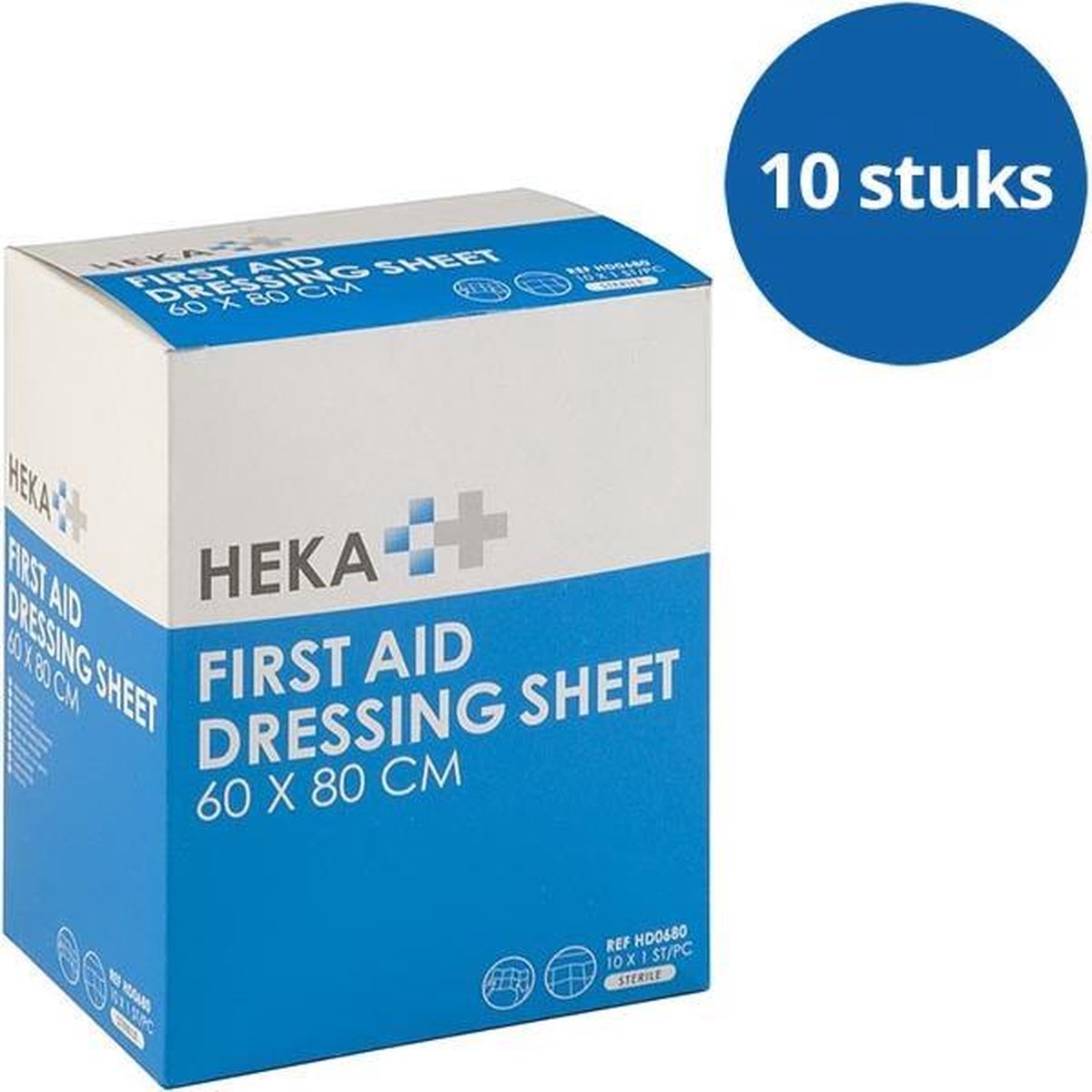 Verbanddoek 60 x 80 cm - 10 stuks