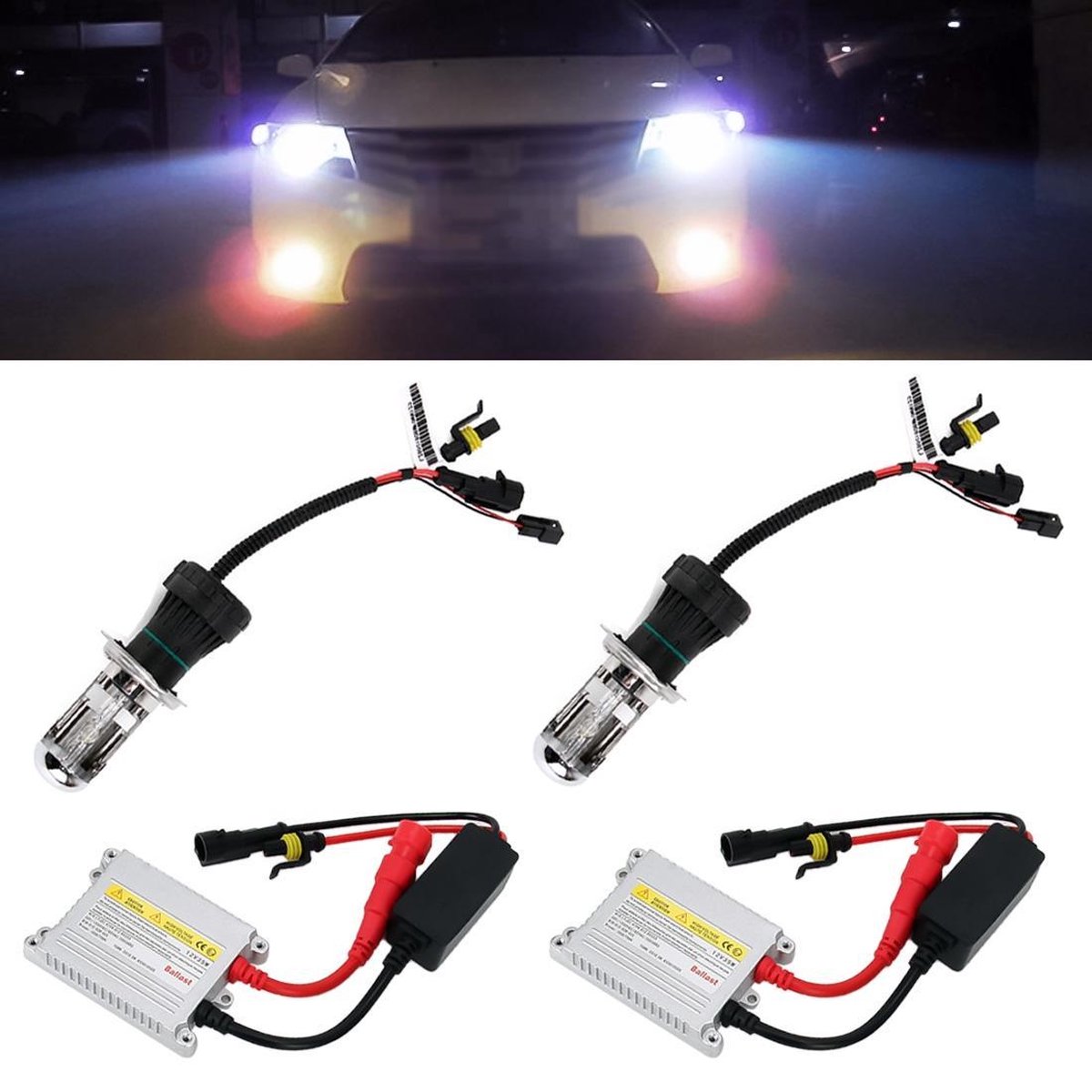 DC12V 35W 2x H4 Slanke HID Xenonlicht