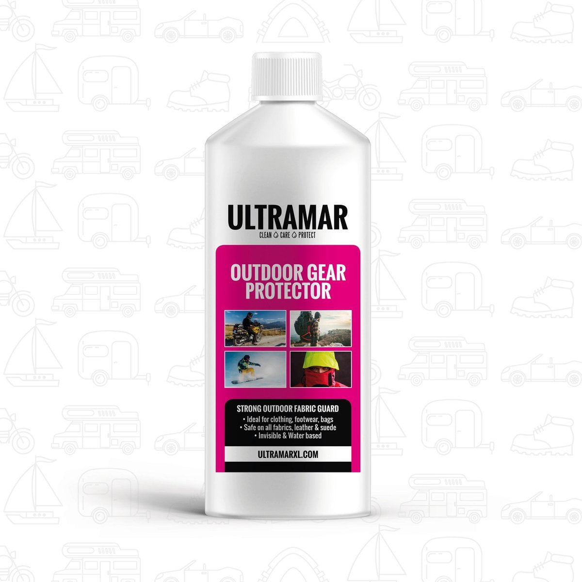 Ultramar - Clear Plastic Cleaner & Protector 400 ml - Schoonmaakmiddel - Wax - Voor Plexiglas