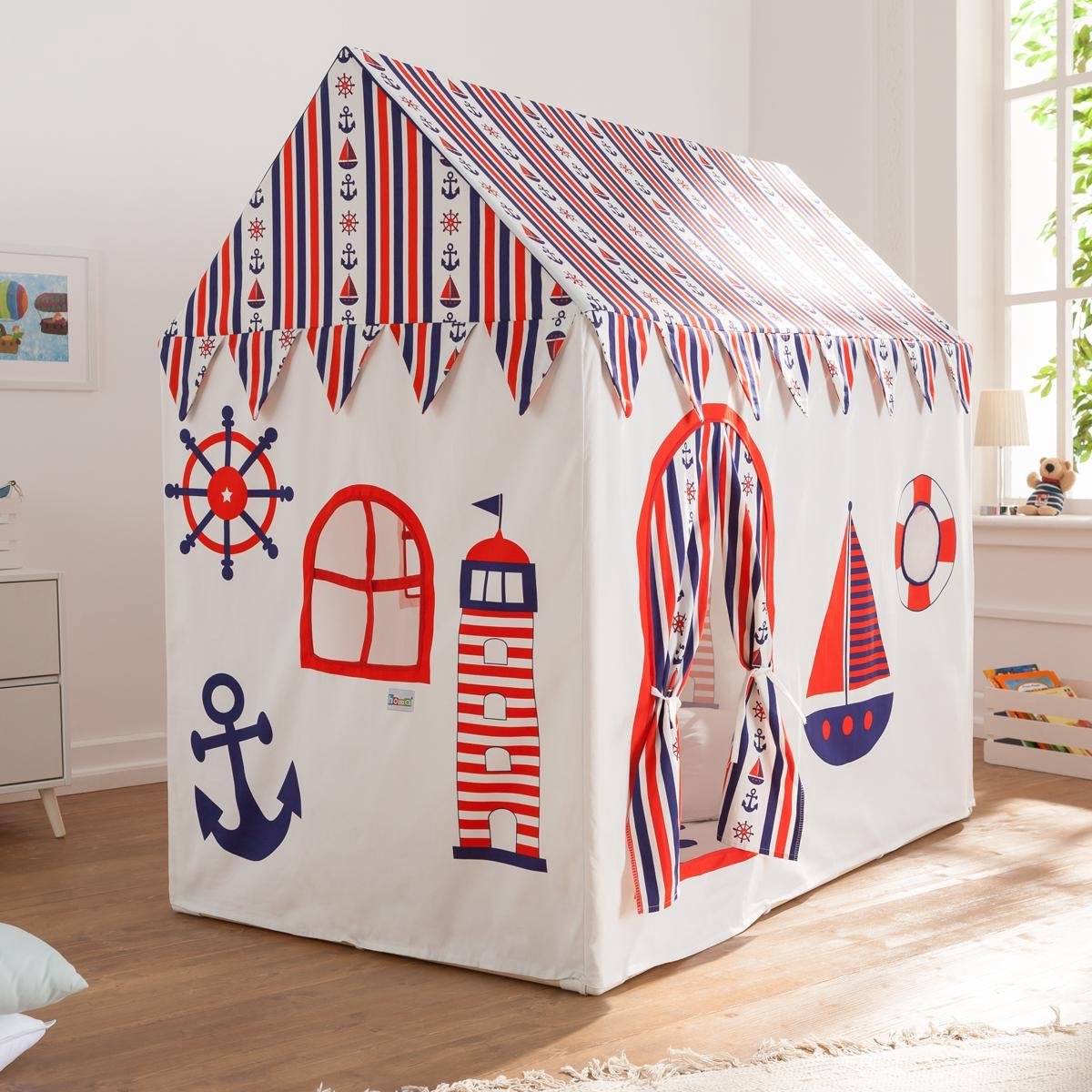 howa XXL Speelhuis Speeltent 'Sailor' incl. Katoenen Vloermat 8507