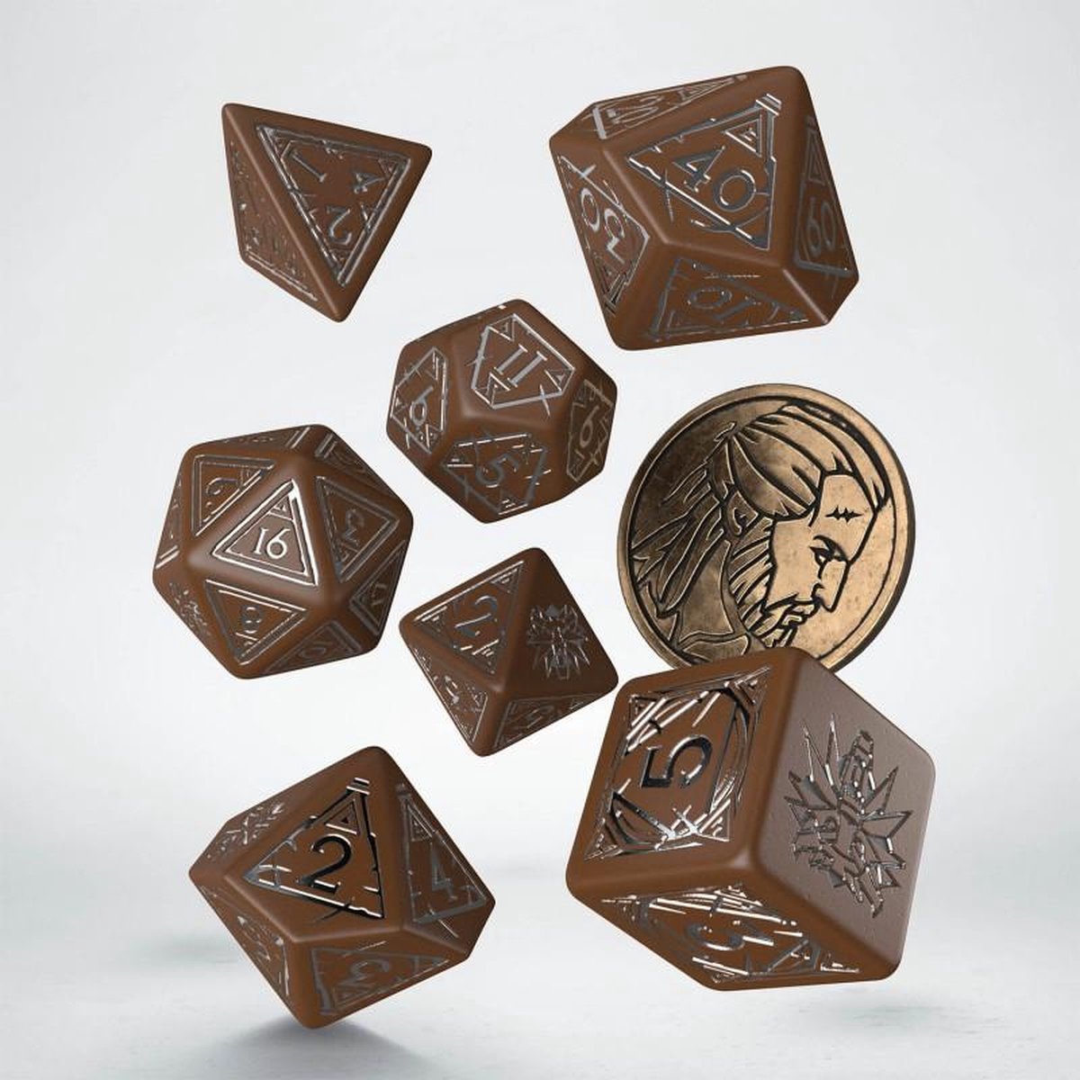 The Witcher Dice Set. Geralt - The Roach's companion