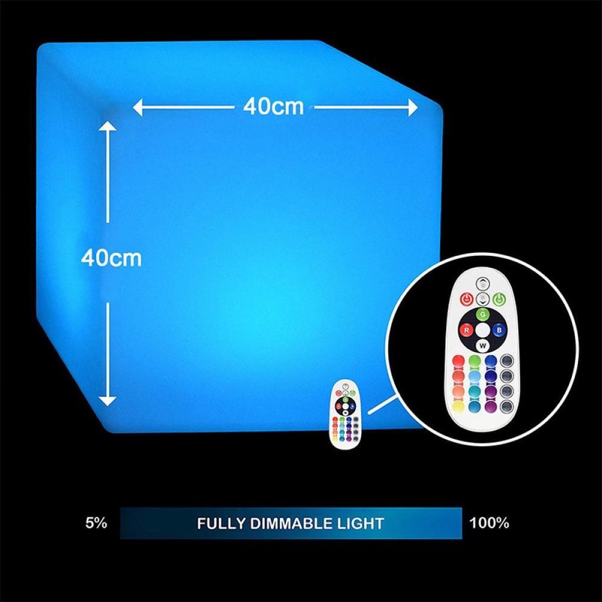 Mood Cube Lamp 40 cm