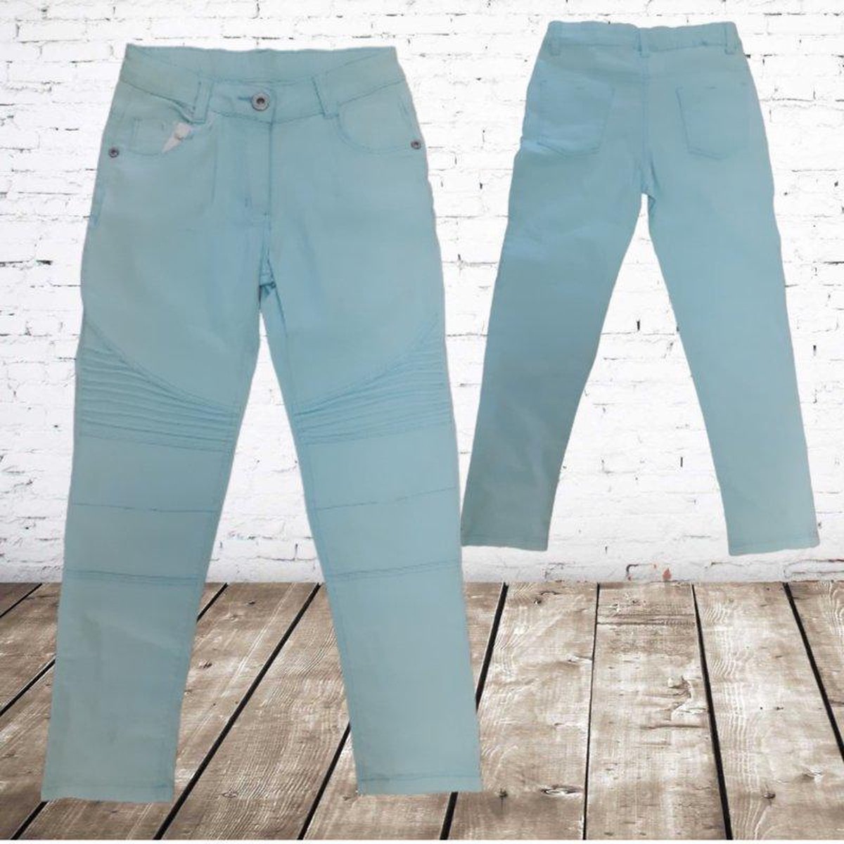 S&C Zomer broek mint groen - 110/116