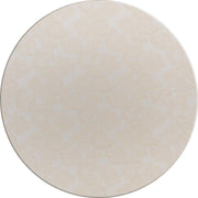 MixMamas Rond Tafelkleed Gecoat Jacquard - Ø 160 cm - Paisley - Beige/Goud