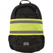 WOWOW Fluo band met reflecterende banden en velcro sluiting