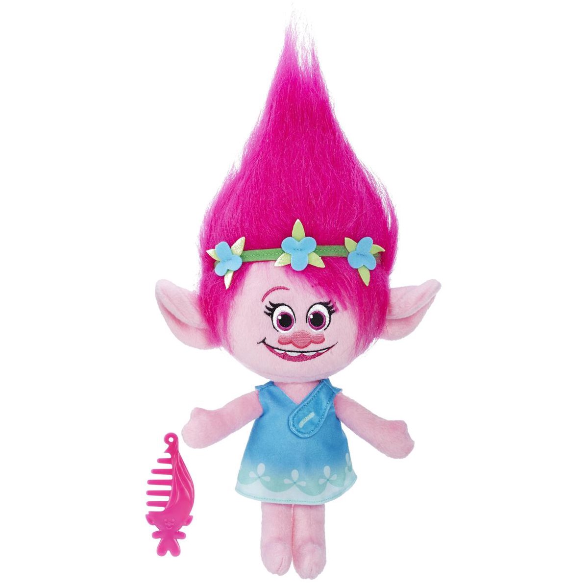 Trolls Sprekende Pluche Poppy - 35 cm