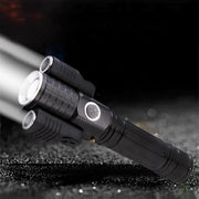 Militaire LED Zaklamp 1000 Lumen - 18650 Oplaadbare Batterij - Professioneel met accu en oplader