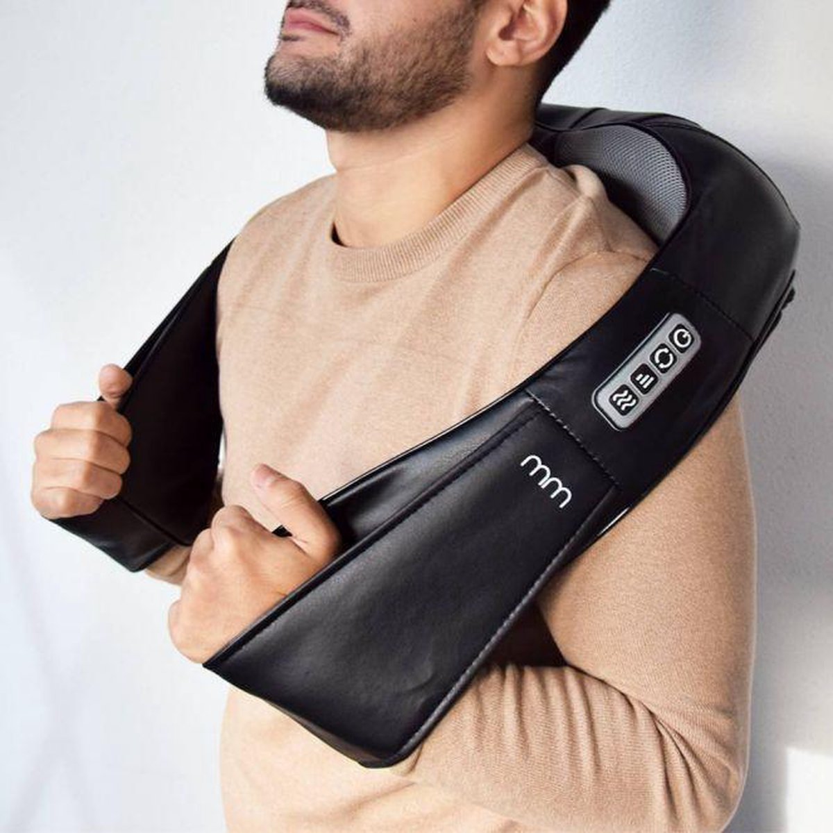 MikaMax Shiatsu Massagekussen -  Massageapparaat - Massage apparaten - Massagekussen Nek en Rug – Infrarood
