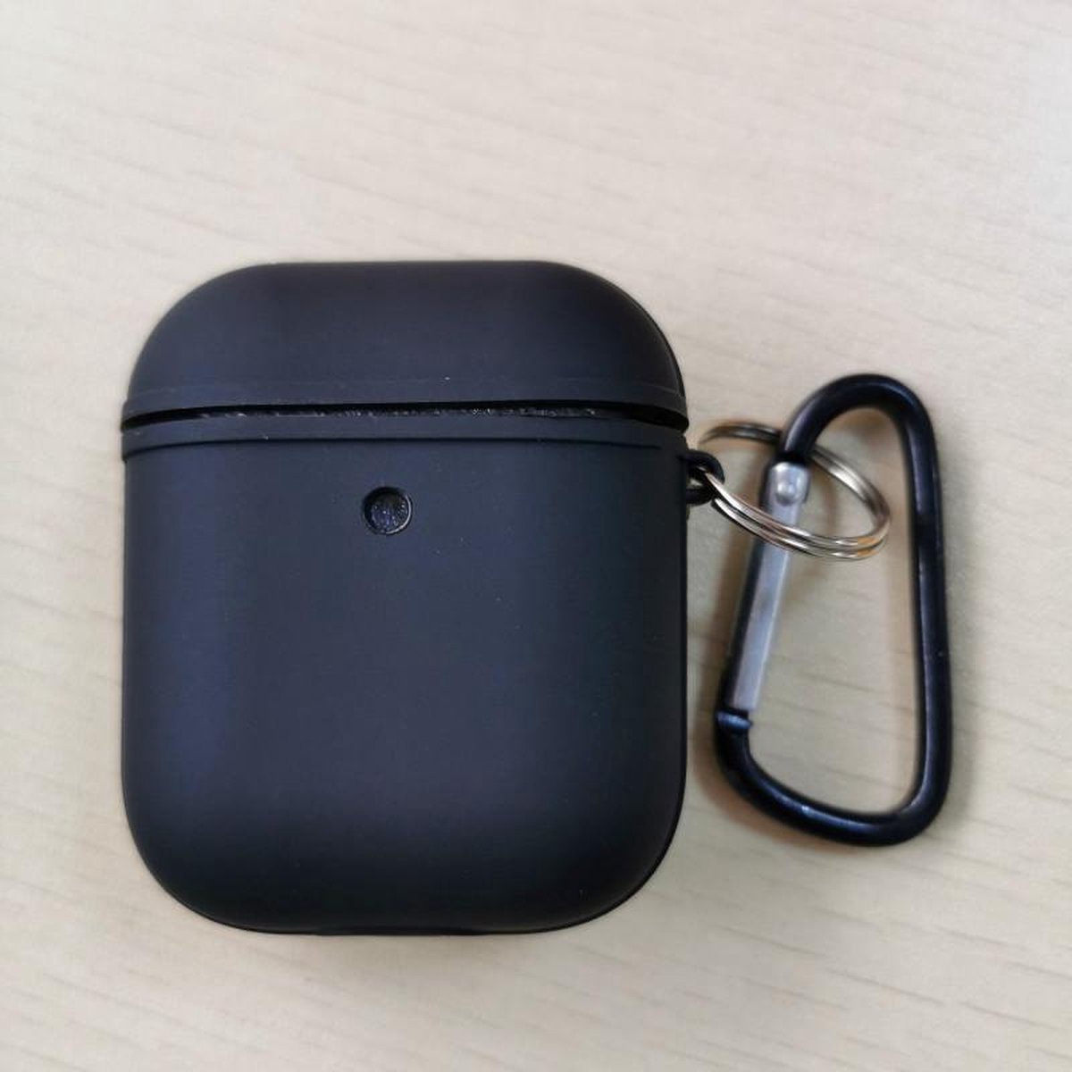 Airpod Hoesje | Milieuvriendelijk | Biologisch Afbreekbaar | Tarwevezel Bamboe Bamboevezel | Duurzaam | Zwart