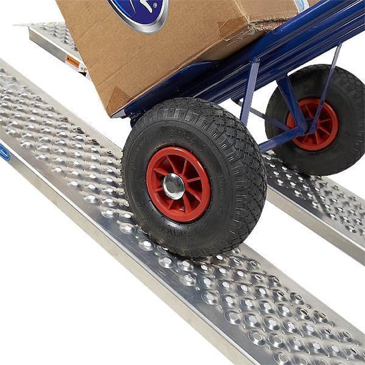 Datona® - Oprijplaat rijplaat - aluminium - 150 cm rijgoot oprijhelling