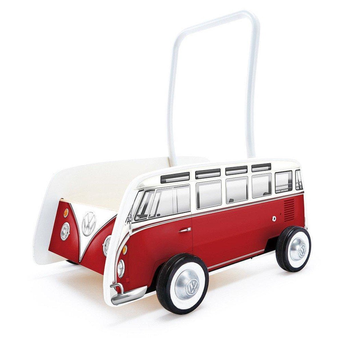 Hape Klassieke Bus T1 loopwagen rood E0379