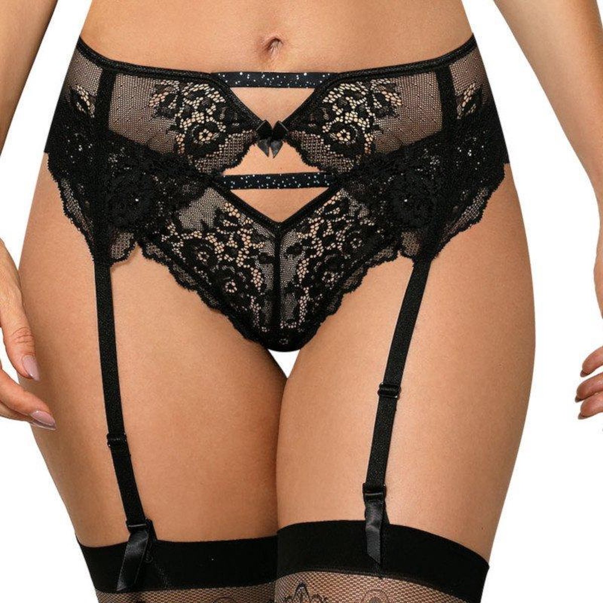 Roza-Kena- string- zwart L
