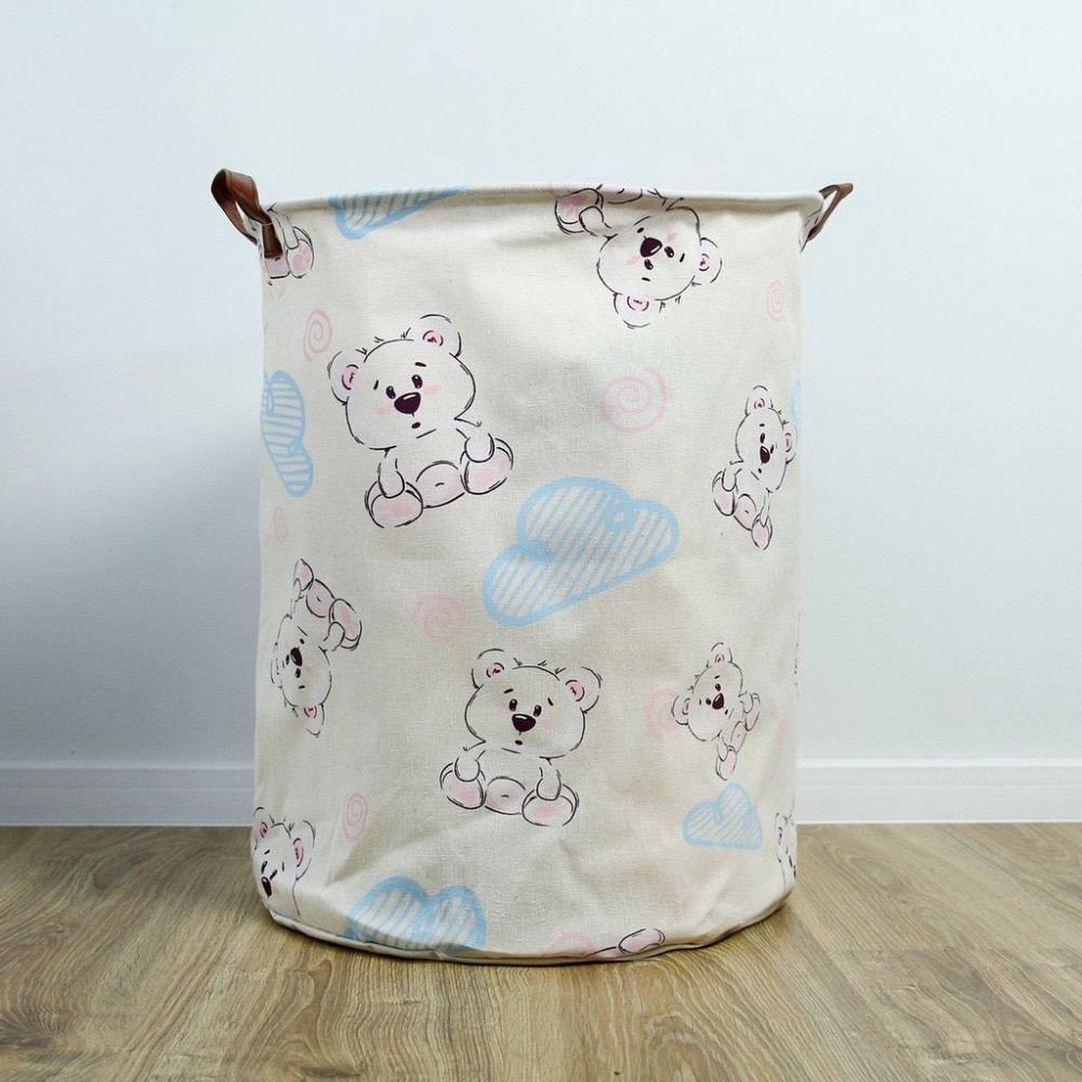 Container - Tas - Wasmand - Beer - Beren - Speelgoed mand (Z18beren)