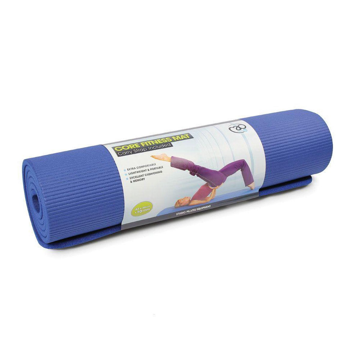 Fitness Mad Core Fitness Mat - 10 mm - Blauw