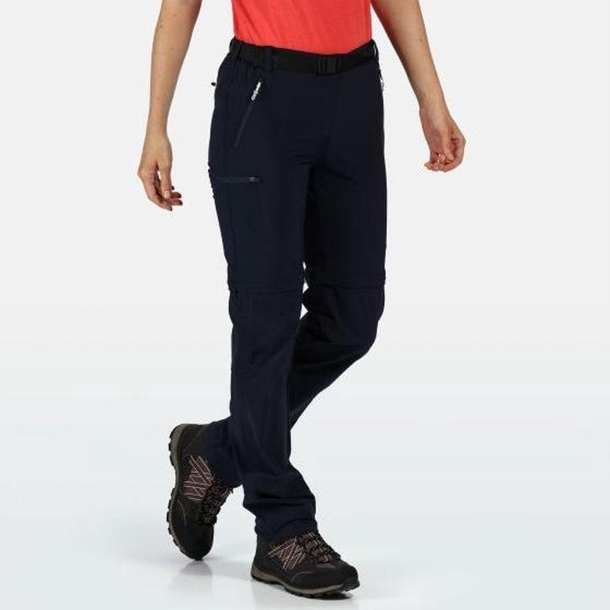 Regatta - Women's Xert III Zip Off Walking Trousers - Outdoorbroek - Vrouwen - Maat 54 - Blauw
