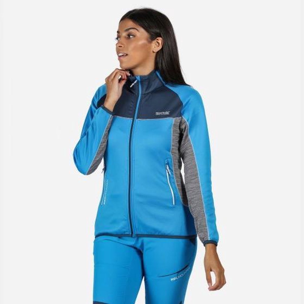 Regatta - Women's Yare II Softshell Stretch Midlayer - Outdoorshirt - Vrouwen - Maat 42 - Blauw