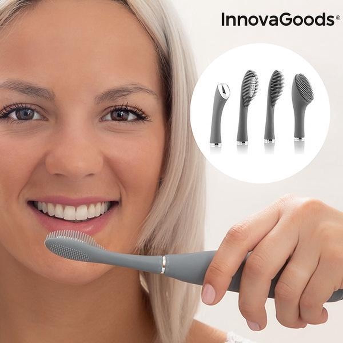 Siliconen Sonic Tandenborstel met Accessoires Klinfor InnovaGoods