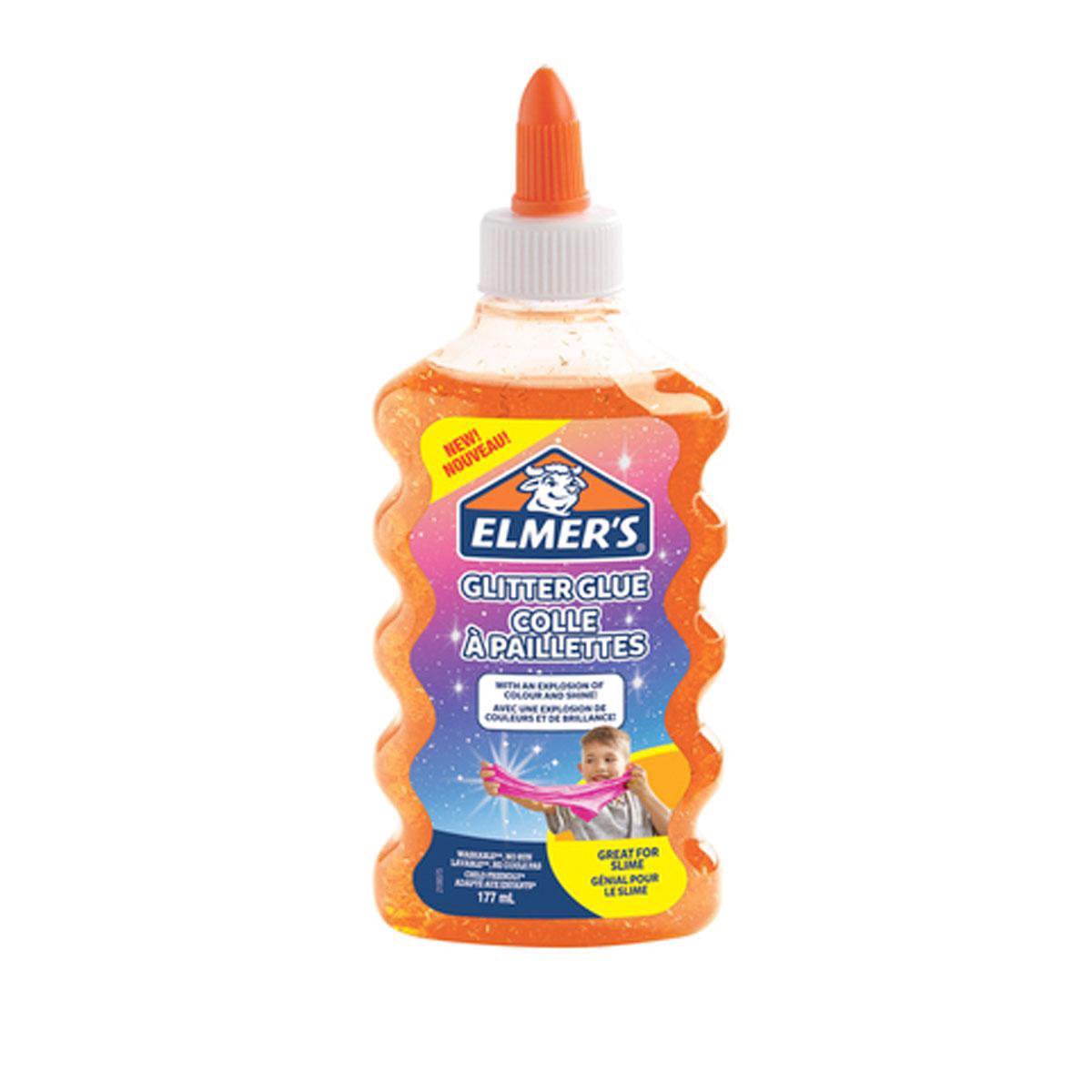 Elmer's Oranje Glitter Glue - 177 ml