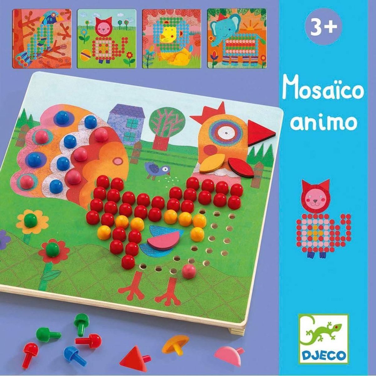 Djeco - Mosaico Animo - 3+