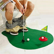 Toilet golf - Golfspel toilet - WC spel - Toilet pret -Trainingsmaterialen - Mini golfset - Spellen - Sport Speelgoed - Putting - Mini golfset - Golf accessoires  - Golftrainingsmateriaal - Trainingsmaterialen