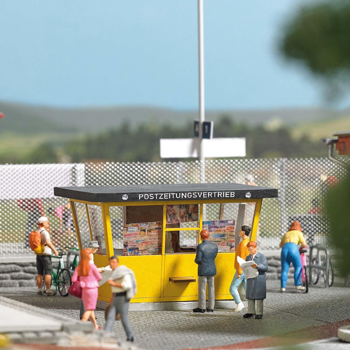 Busch - Ddr Kiosk H0 (5/20) * - BU1380 - modelbouwsets