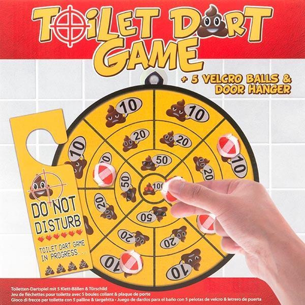 Boo Bathtub Target Spel (7 Stuks)