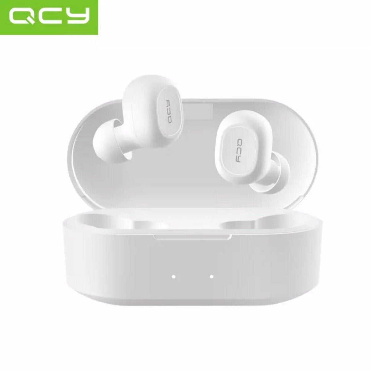 QCY T2C GS2 (2e gen) - TWS True Wireless Stereo - Draadloze Oordopjes - BT Oortelefoon - Bluetooth 5.0 - Microfoon - In-Ear Oortjes - Wit