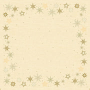 Duni Napperon Star Stories 84 Cm Papier Crème