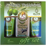 Pharmaid Athenas Treasures Cadeauset 21 | 2 bodycrèmes 60ml | Olijfolie zeep 100gr| Cadeau Arganolie