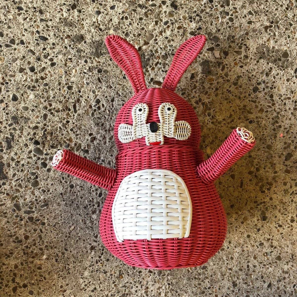 Opbergmandje Konijn in Roze