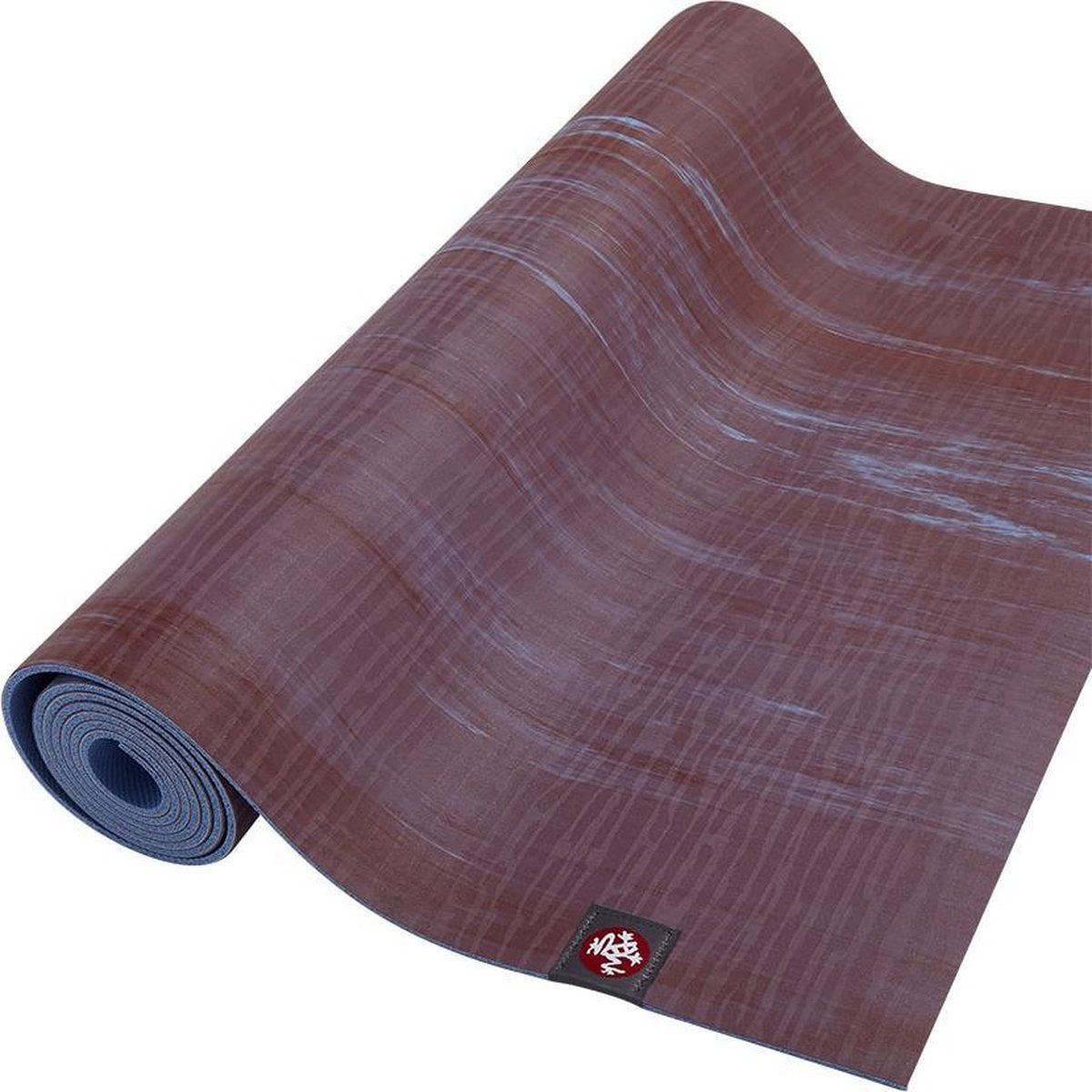Manduka eKO Lite Yogamat Rubber Blauw-Rood 4 mm – Root Marbled – 180 x 61 cm