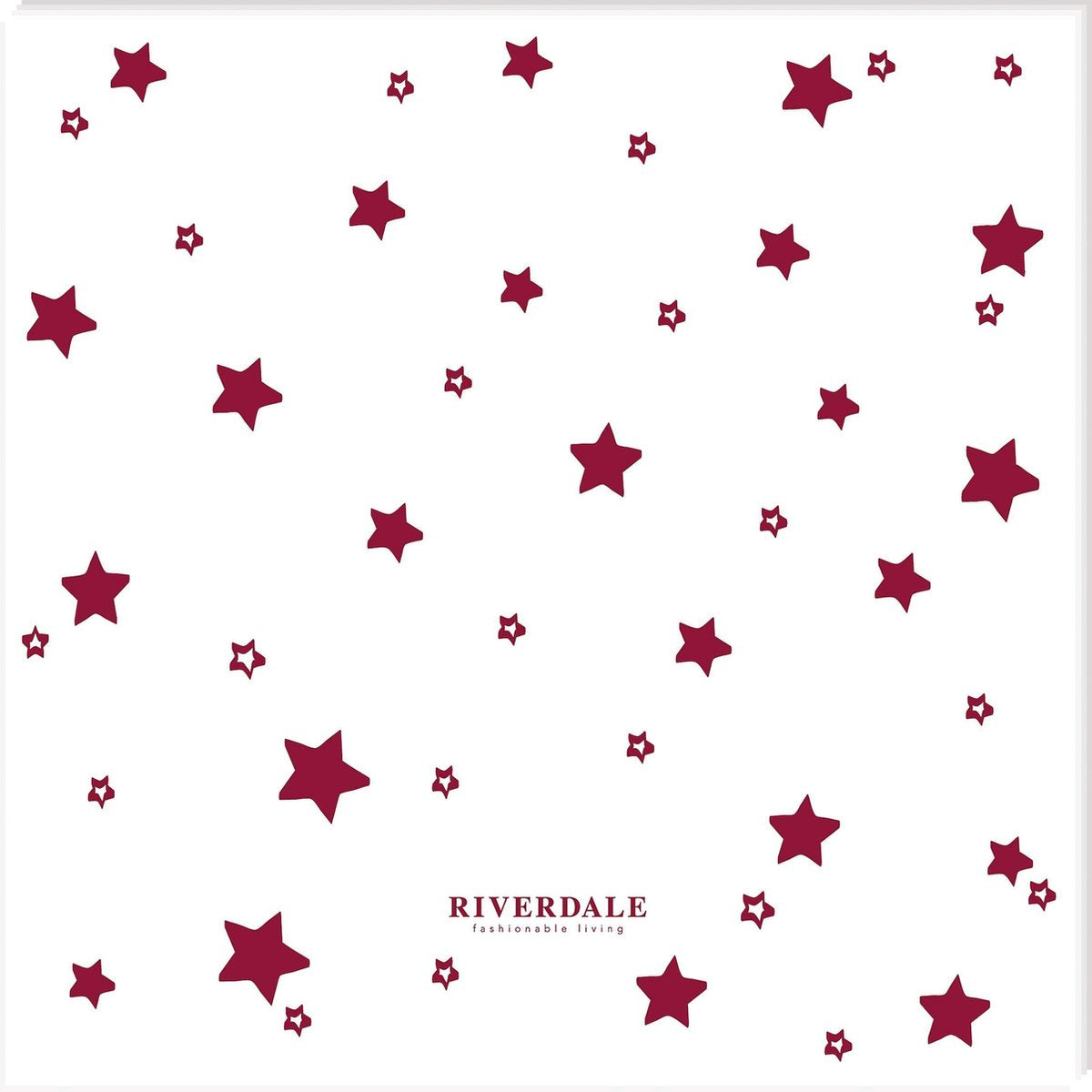 Riverdale Stars - Servet - 33cm - rood